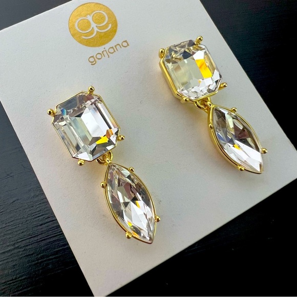 Gorjana Lexi Octagon Earrings NWT - Picture 2 of 4